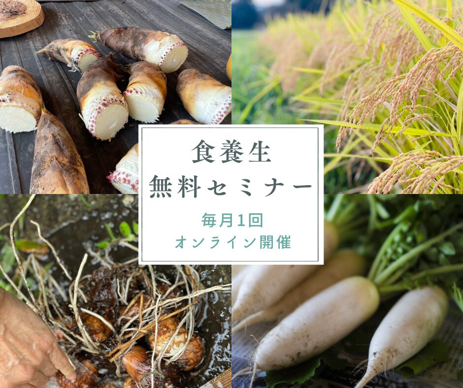 【食養生無料セミナー】自然治癒力を引き出す「健幸子育て」に興味のあるママ集まれ～！